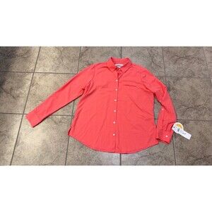 Foxcroft relaxed-fit women's blouse shirt sun protection NWT